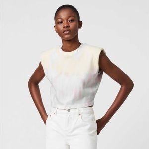 Nwt allsaints coni cropped tydy tank sz xs